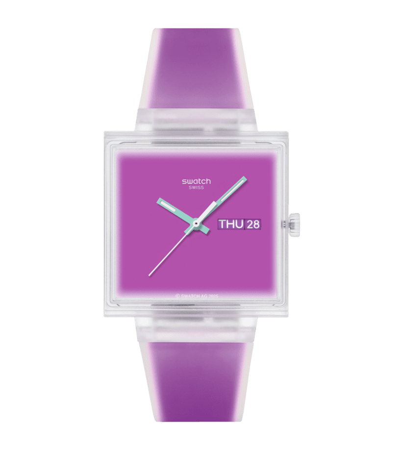 ساعت سواچ مدل (SWATCH WHAT IF... SEE THRU MAGENTA? (SO38K705 ساعت سواچ مدل (SWATCH WHAT IF... SEE THRU MAGENTA? (SO38K705