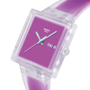 ساعت سواچ مدل (SWATCH WHAT IF… SEE THRU MAGENTA? (SO38K705