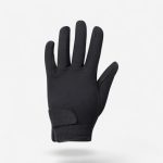 دستکش سوارکاری بچگانه دکتلون - Fouganza Basic Riding Gloves - مشکی