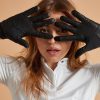 دستکش سوارکاری بزرگسال دکتلون - Fouganza Adult Riding Gloves - مشکی - تصویر 4