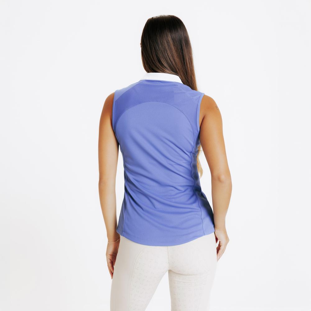 تاپ سوارکاری زنانه دکتلون - 500 Fouganza Riding Undershirt - آبی تاپ سوارکاری زنانه دکتلون - 500 Fouganza Riding Undershirt - آبی - Image 4