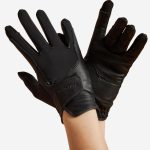 دستکش سوارکاری بزرگسال دکتلون - Fouganza Adult Riding Gloves - مشکی