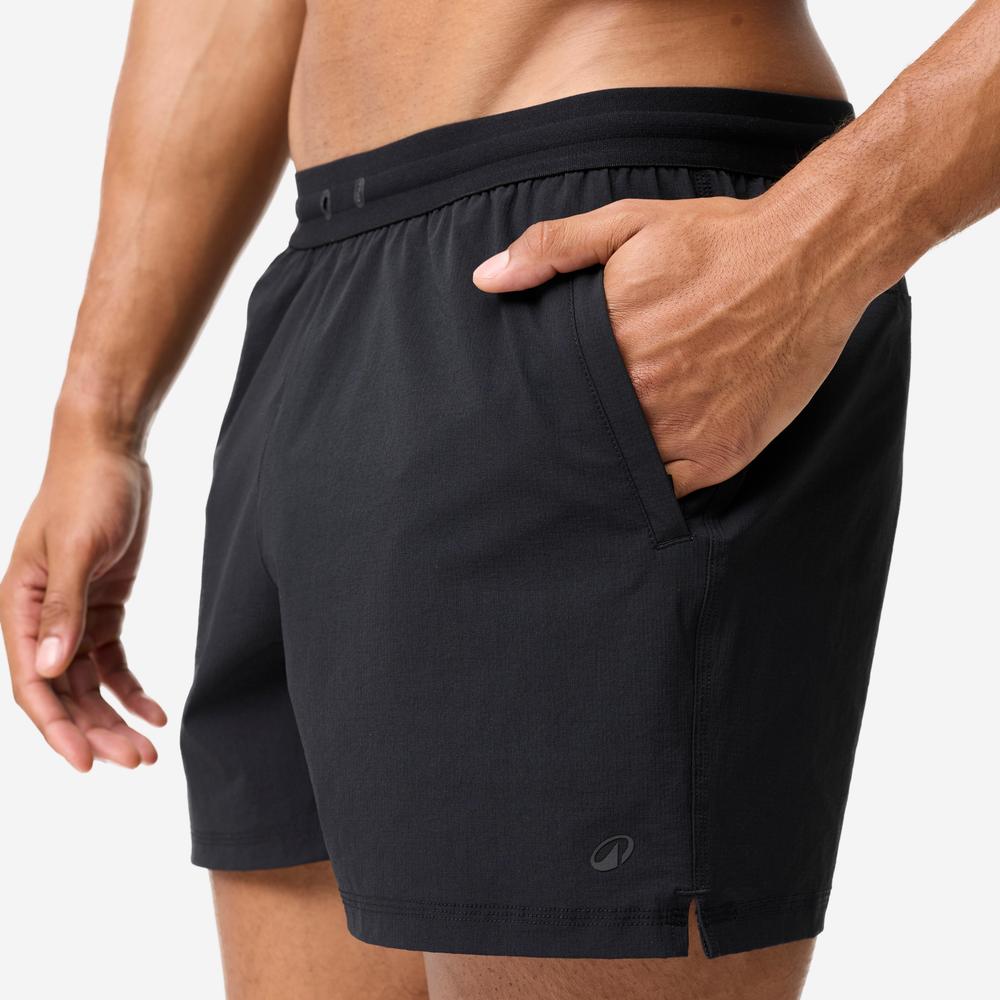 شلوارک مردانه دکتلون Domyos Bodybuilding Short - مشکی شلوارک مردانه دکتلون Domyos Bodybuilding Short - مشکی - Image 5