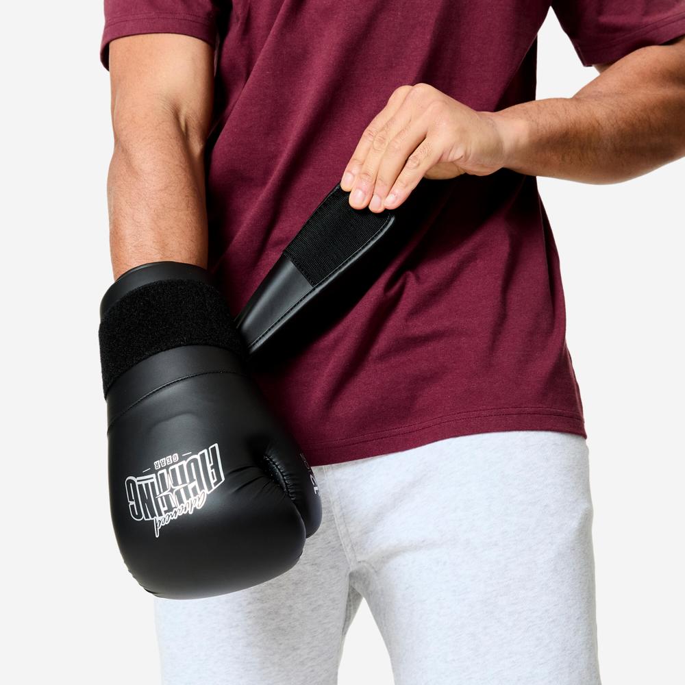 دستکش بوکس دکتلون - Outshock Boxing Gloves - مشکی دستکش بوکس دکتلون - Outshock Boxing Gloves - مشکی - Image 2