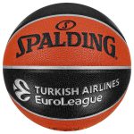توپ بسکتبال Spalding TF500 Euroleague 7 No Basketbol Topu - مشکی/نارنجی