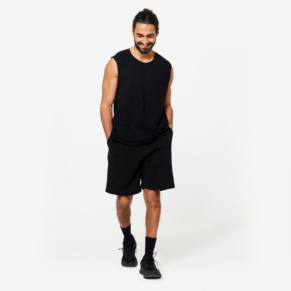 تاپ ورزشی مردانه دکتلون - Domyos Fitness 500 - مشکی تاپ ورزشی مردانه دکتلون - Domyos Fitness 500 - مشکی - Image 2