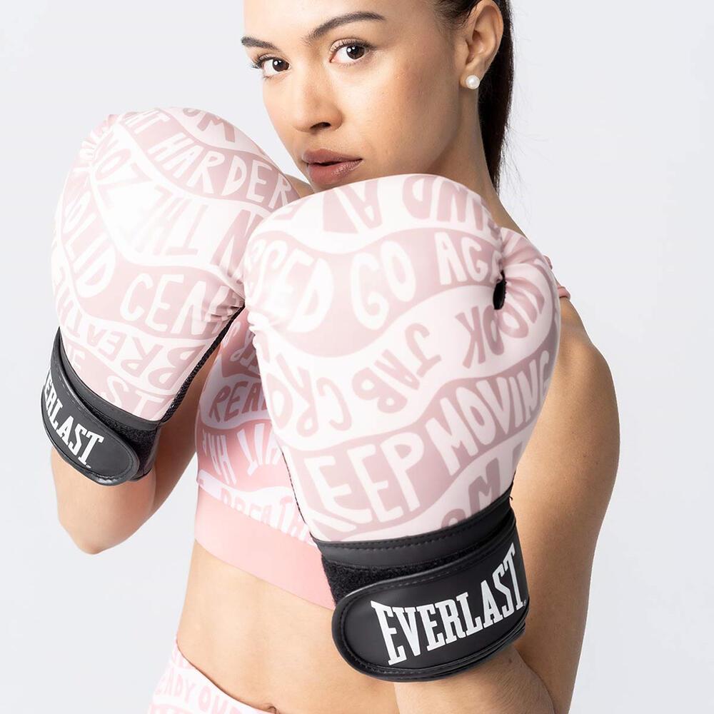 دستکش بوکس اورلست - Everlast Spark Boxing Gloves 12 Oz - سفید/صورتی دستکش بوکس اورلست - Everlast Spark Boxing Gloves 12 Oz - سفید/صورتی - Image 4