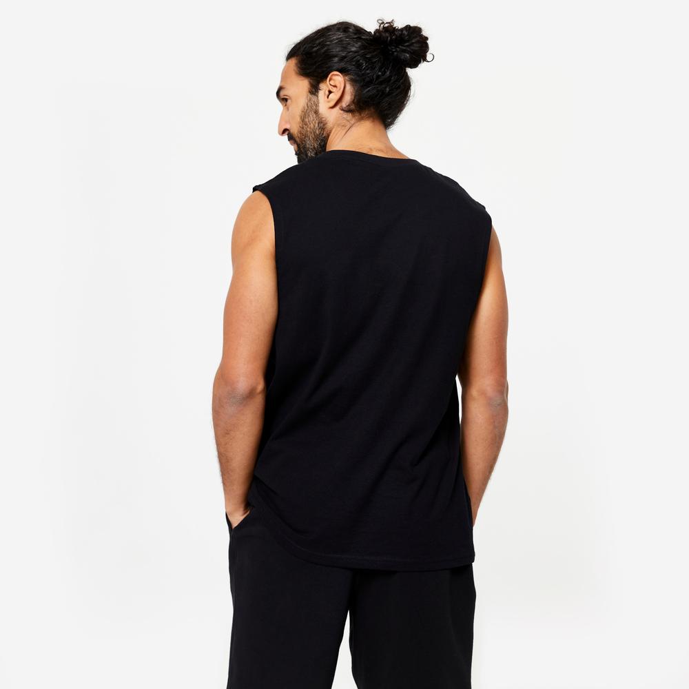 تاپ ورزشی مردانه دکتلون - Domyos Fitness 500 - مشکی تاپ ورزشی مردانه دکتلون - Domyos Fitness 500 - مشکی - Image 4