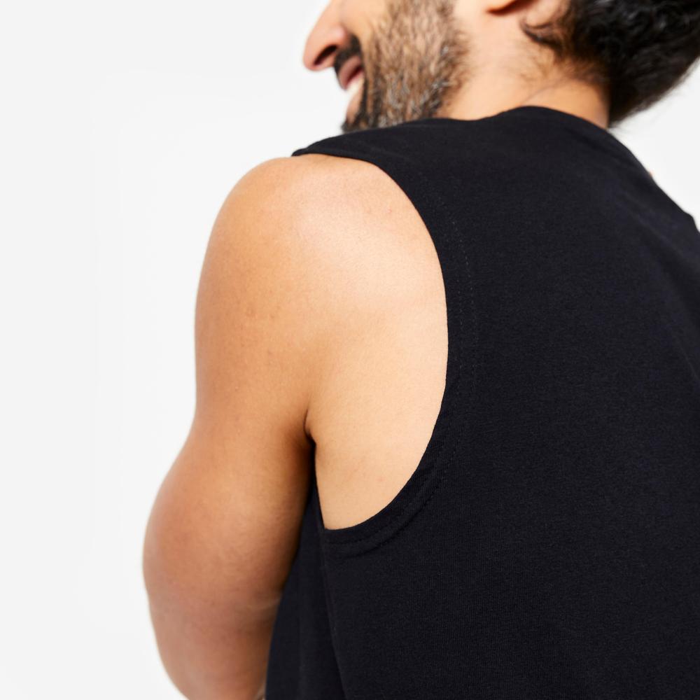 تاپ ورزشی مردانه دکتلون - Domyos Fitness 500 - مشکی تاپ ورزشی مردانه دکتلون - Domyos Fitness 500 - مشکی - Image 5