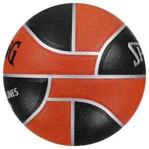 توپ بسکتبال Spalding TF500 Euroleague 7 No Basketbol Topu – مشکی/نارنجی