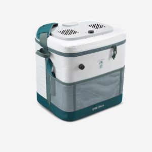 کول باکس برقی تاشو کمپینگ دکتلون - Quechua 900 Fresh 30L - خاکستری کول باکس برقی تاشو کمپینگ دکتلون - Quechua 900 Fresh 30L - خاکستری
