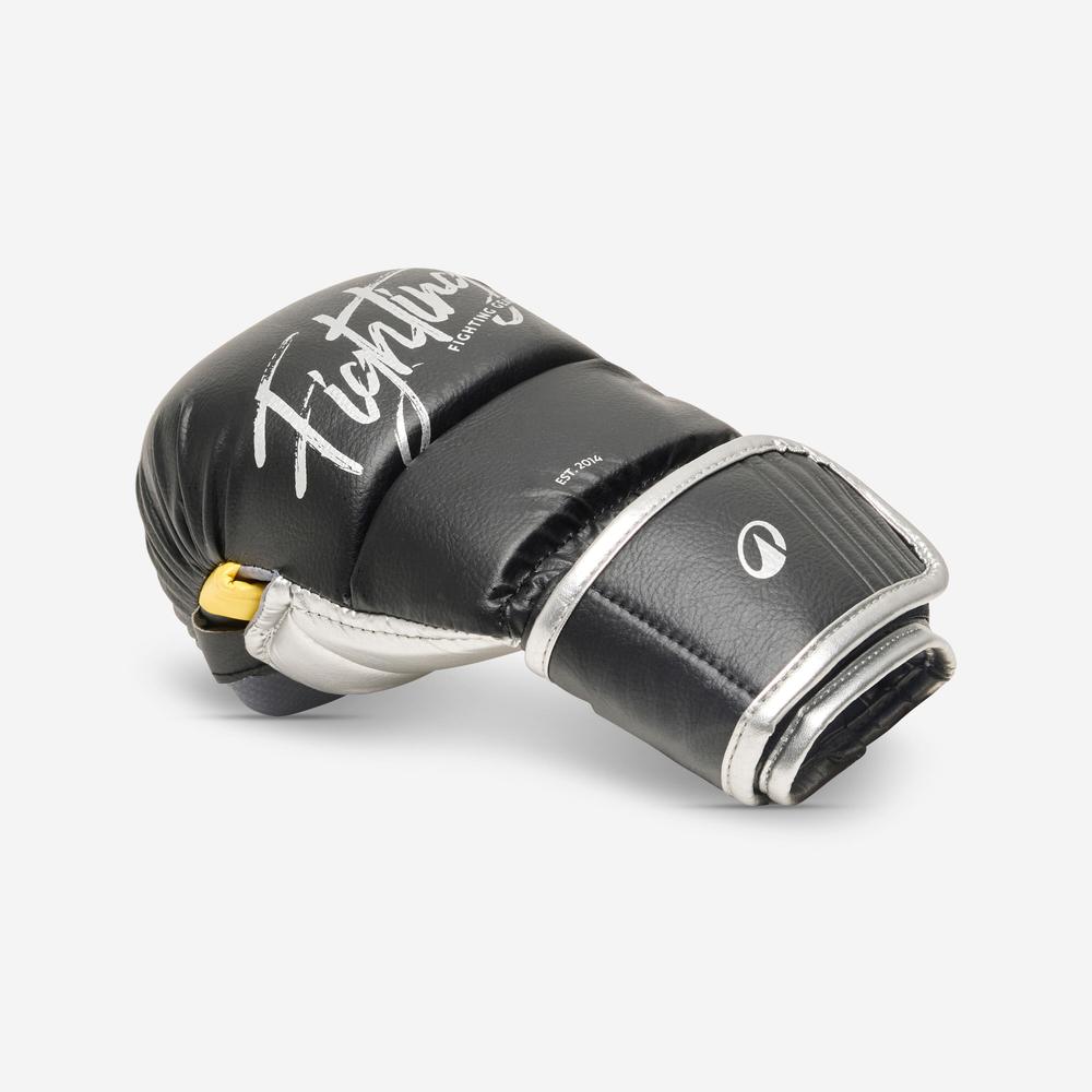 دستکش ام ام ای دکتلون - Outshock Adult MMA Gloves - نقره ای دستکش ام ام ای دکتلون - Outshock Adult MMA Gloves - نقره ای - Image 2