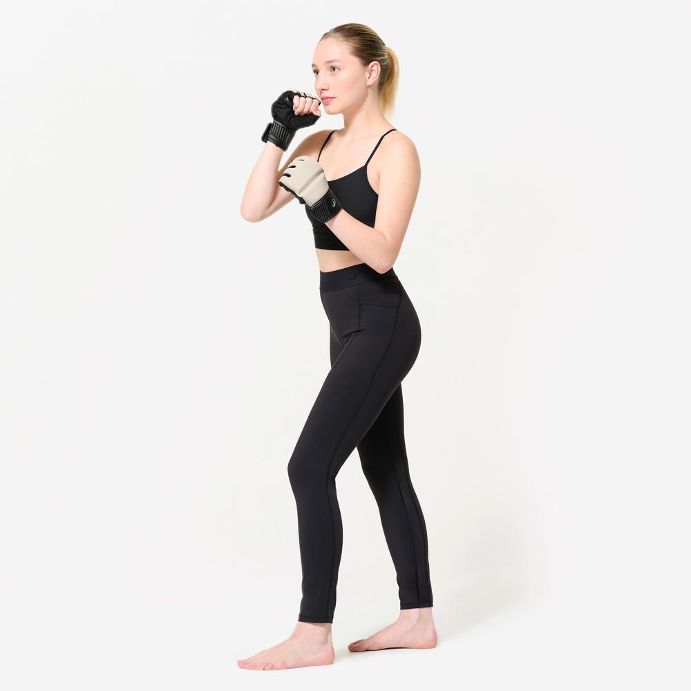 دستکش بوکس بدون انگشت دکتلون - Domyos Fingerless Gloves - کرم دستکش بوکس بدون انگشت دکتلون - Domyos Fingerless Gloves - کرم - Image 4