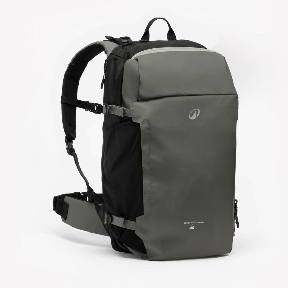 کوله پشتی کمپینگ و کوهنوردی فورکلاز - FORCLAZ Travel 500 Organizer 40 L - خاکستری کوله پشتی کمپینگ و کوهنوردی فورکلاز - FORCLAZ Travel 500 Organizer 40 L - خاکستری