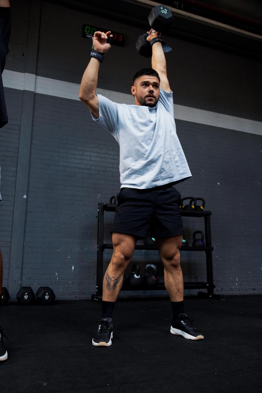 شلوارک مردانه دکتلون Domyos Bodybuilding Short - مشکی شلوارک مردانه دکتلون Domyos Bodybuilding Short - مشکی - Image 7