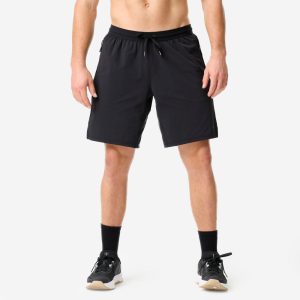 شلوارک بوکس دکتلون - DECATHLON Long Sports Shorts - مشکی