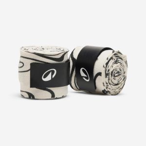 باند بوکس دکتلون - DECATHLON Boxing Bandage - 3 M - سفید/مشکی