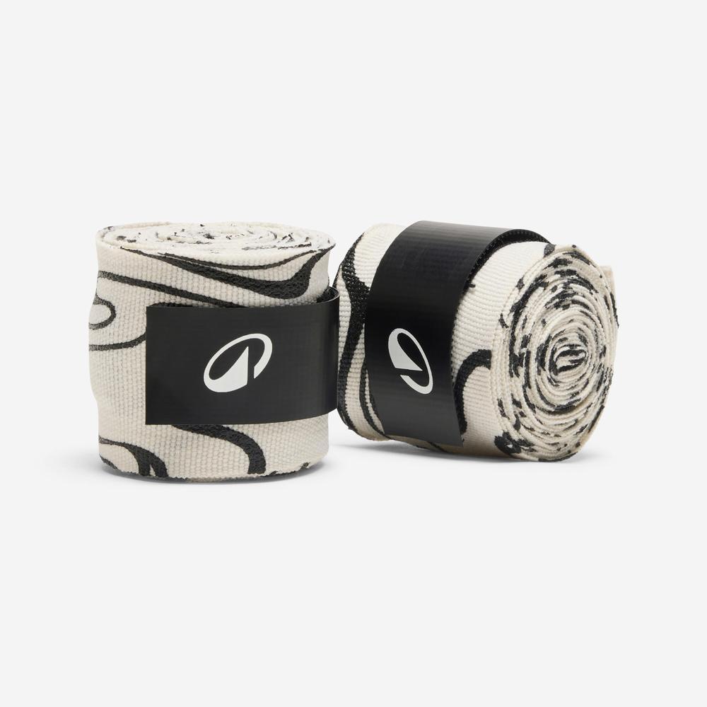 باند بوکس دکتلون - DECATHLON Boxing Bandage - 3 M - سفید/مشکی باند بوکس دکتلون - DECATHLON Boxing Bandage - 3 M - سفید/مشکی