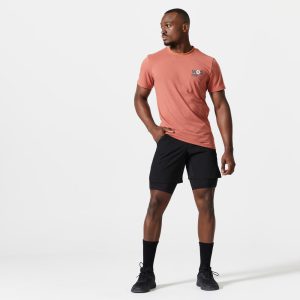 شورت ورزشی مردانه دکتلون – Domyos 2-in-1 Sports Shorts 500 – مشکی