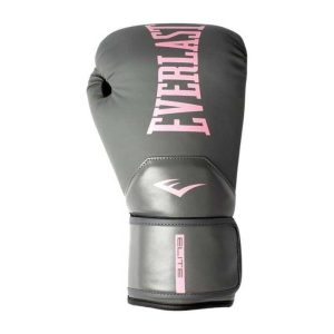 دستکش بوکس اورلست – Everlast Elite 2 Boxing Gloves – خاکستری/صورتی