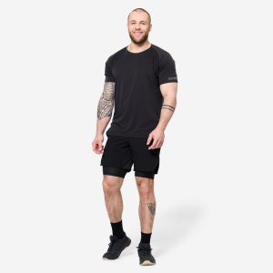 شلوارک بوکس دکتلون Celliant Cross Training Short – مشکی