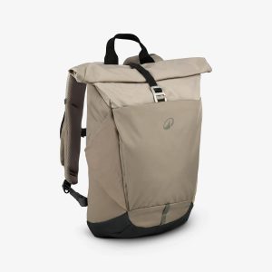 کوله پشتی کمپ و کوه نوردی کچوا - Quechua Escape 500 Rolltop 4L - بژ