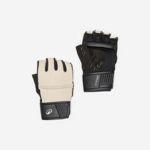 دستکش بوکس بدون انگشت دکتلون - Domyos Fingerless Gloves - کرم