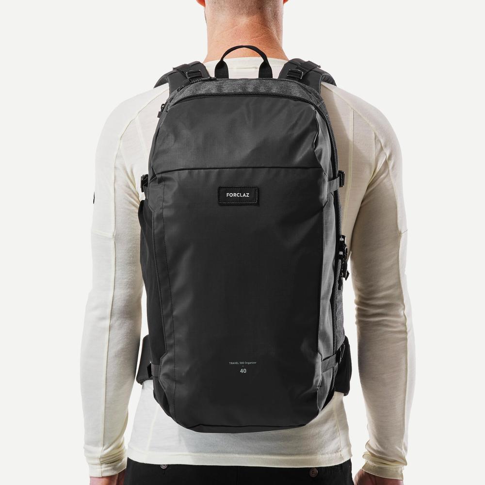 کولهپشتی کمپ و طبیعتگردی Decathlon Travel 500 Organizer – مشکی کولهپشتی کمپ و طبیعتگردی Decathlon Travel 500 Organizer – مشکی - تصویر 11