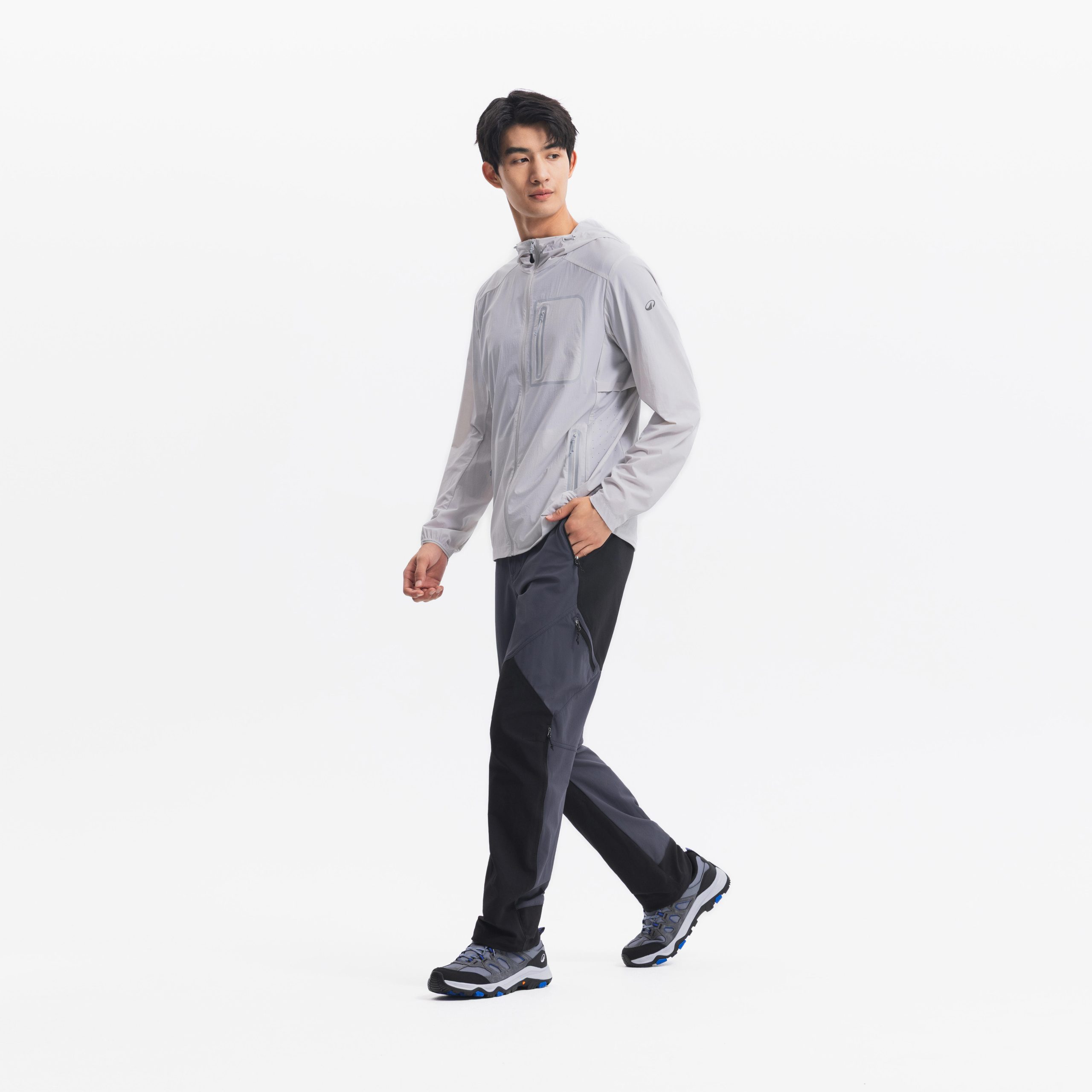 کفش اوتدور مردانه Decathlon مدل MH500 - رنگ طوسی کفش اوتدور مردانه Decathlon مدل MH500 - رنگ طوسی - Image 3