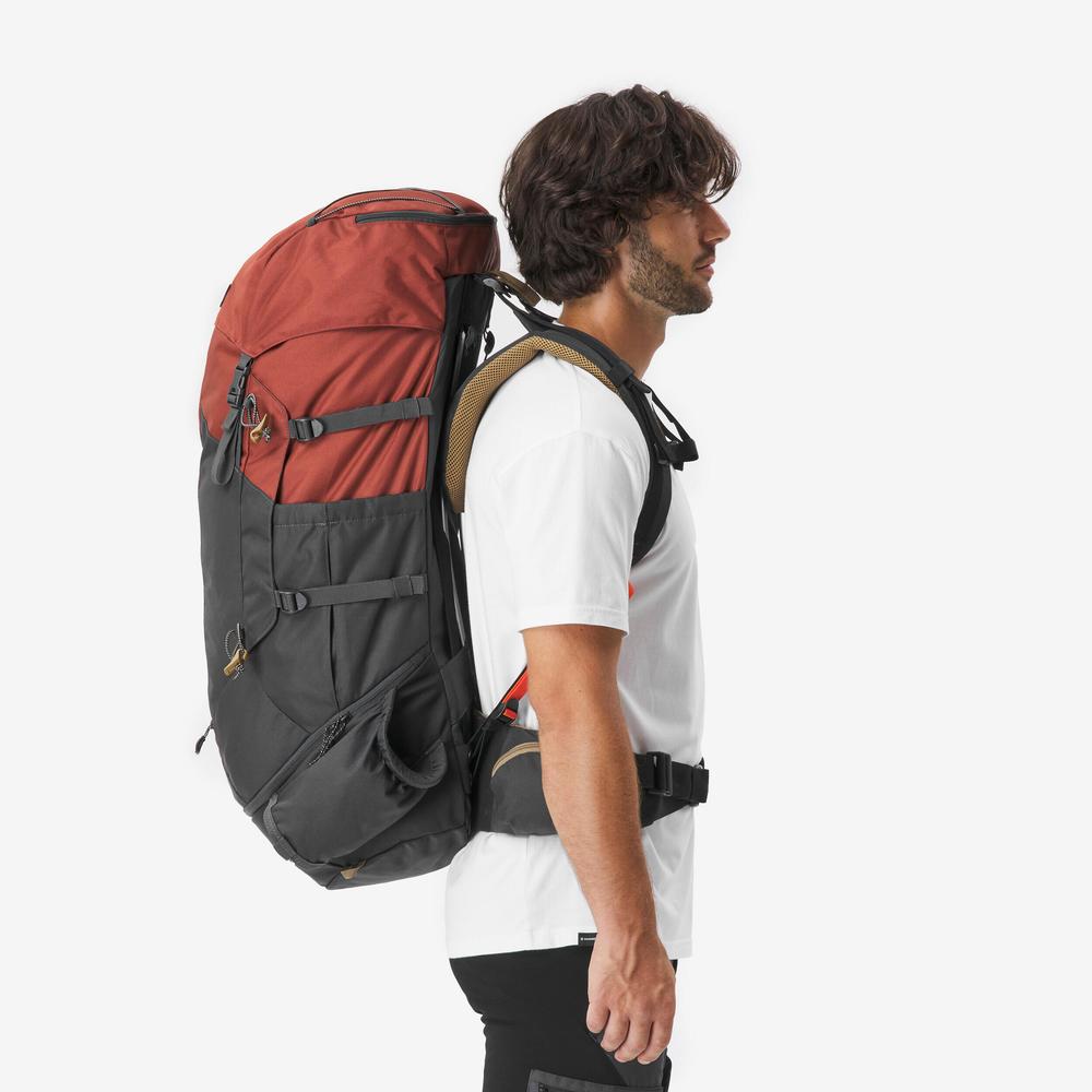 کولهپشتی کوهنوردی مردانه Decathlon MT100 Easyfit – قهوهای کولهپشتی کوهنوردی مردانه Decathlon MT100 Easyfit – قهوهای - تصویر 4