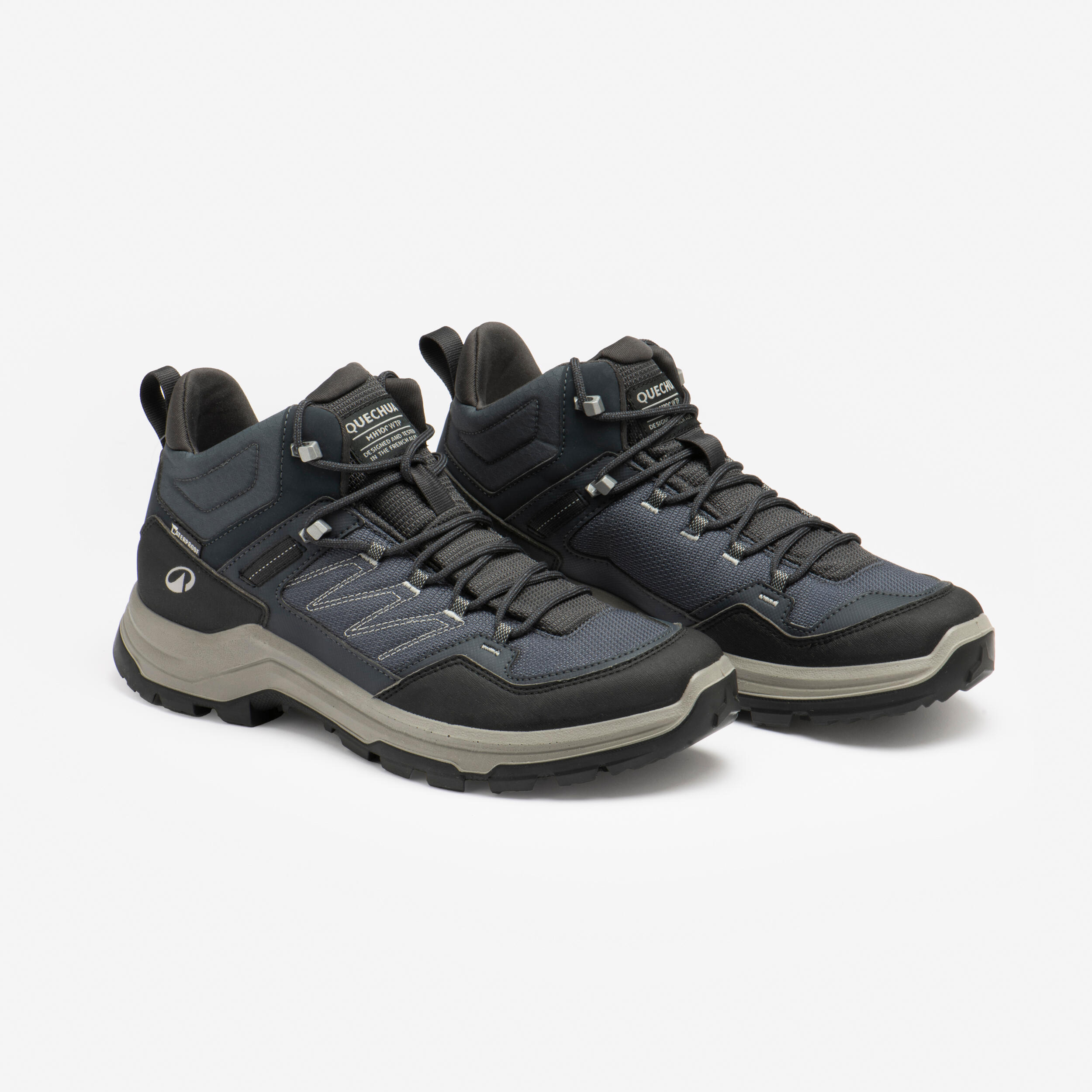 کفش کوهنوردی مردانه Decathlon MH100 – خاکستری و مشکی کفش کوهنوردی مردانه Decathlon MH100 – خاکستری و مشکی - تصویر 2