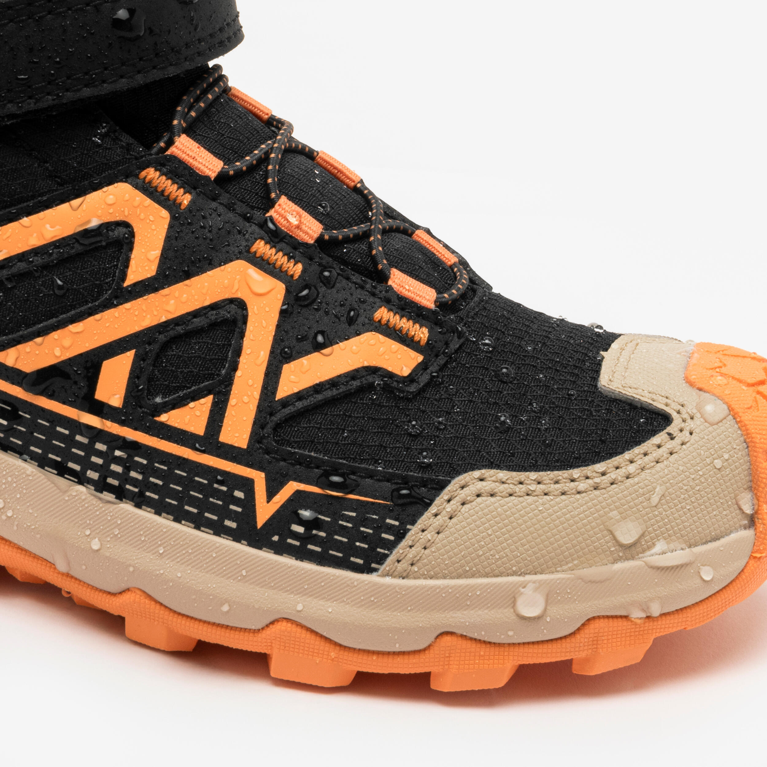نیم بوت کوهنوردی بچگانه Decathlon Crosscrock – نارنجی نیم بوت کوهنوردی بچگانه Decathlon Crosscrock – نارنجی - تصویر 3
