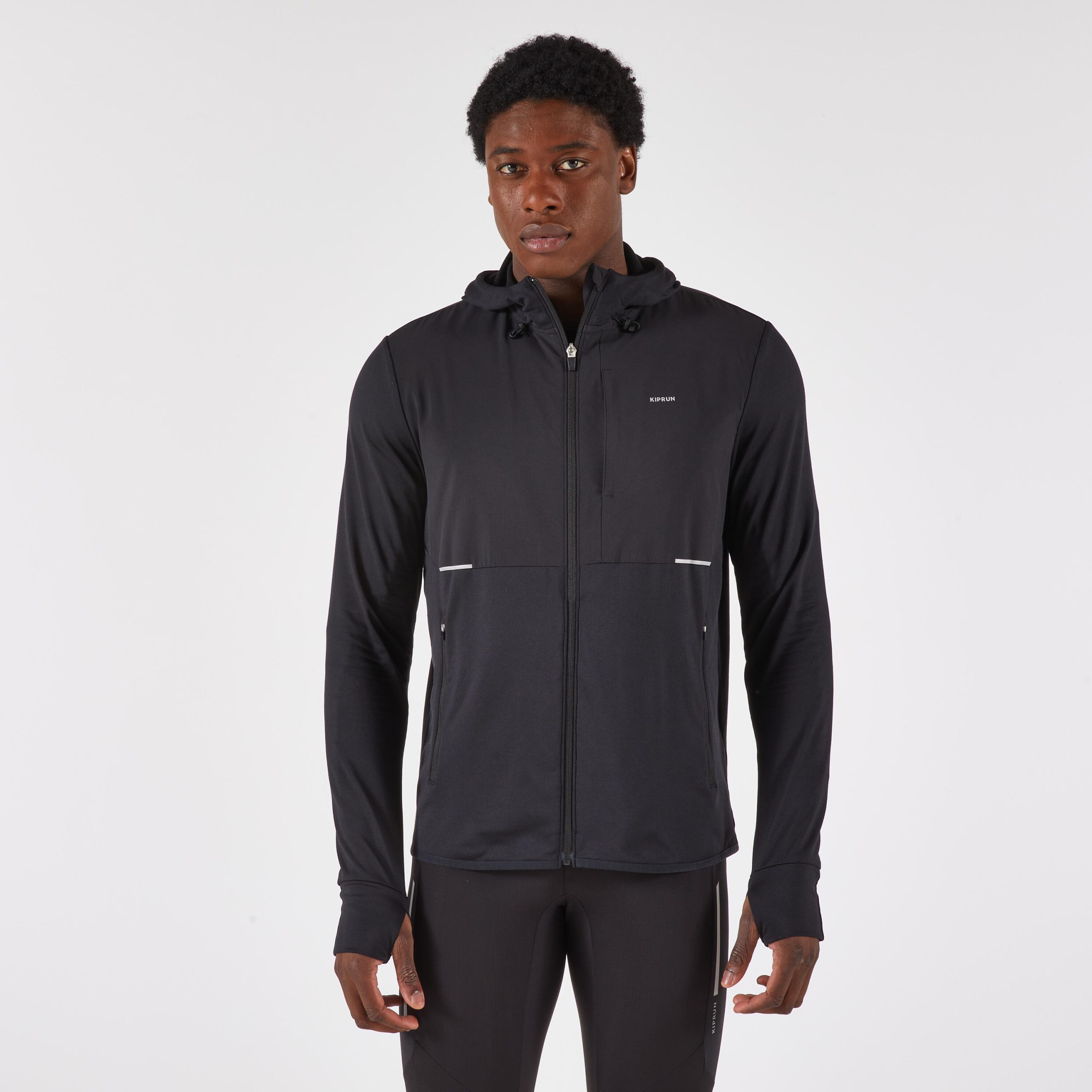 بارانی دویدن مردانه Decathlon KIPRUN Run 100 Warm – مشکی بارانی دویدن مردانه Decathlon KIPRUN Run 100 Warm – مشکی