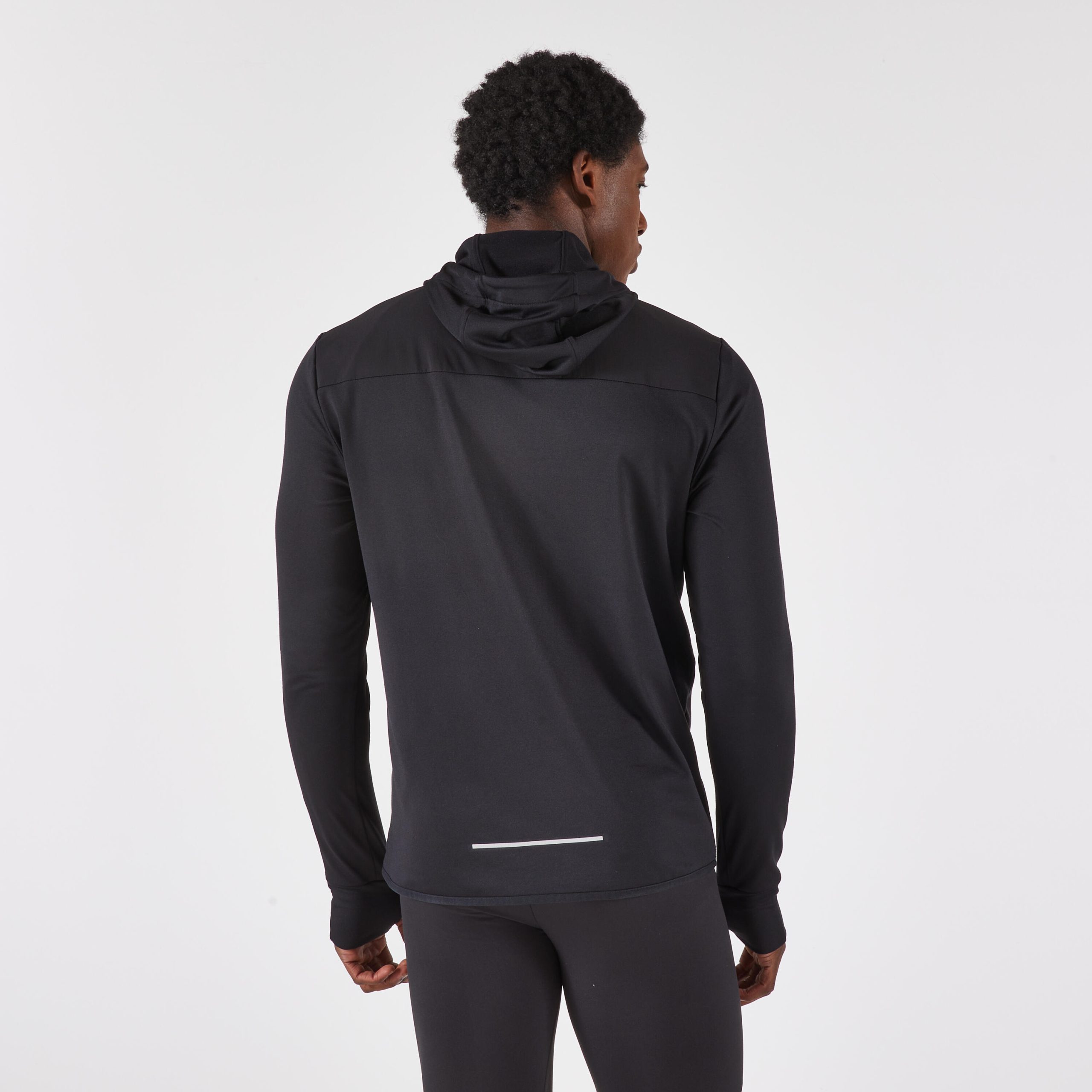بارانی دویدن مردانه Decathlon KIPRUN Run 100 Warm – مشکی بارانی دویدن مردانه Decathlon KIPRUN Run 100 Warm – مشکی - تصویر 3