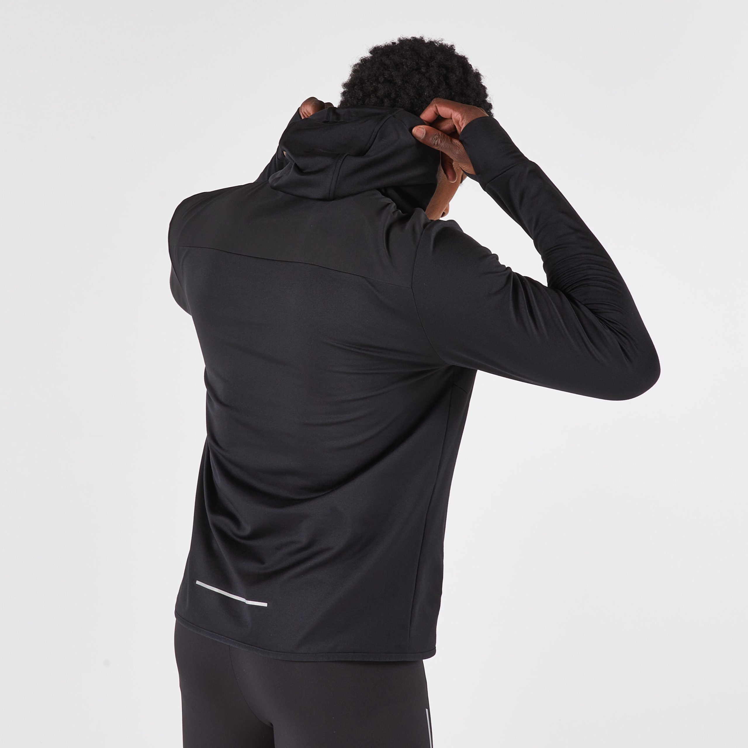 بارانی دویدن مردانه Decathlon KIPRUN Run 100 Warm – مشکی بارانی دویدن مردانه Decathlon KIPRUN Run 100 Warm – مشکی - تصویر 5