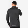 تیشرت آستین بلند دویدن مردانه Decathlon Kiprun Run 100 – مشکی خاکستری - تصویر 2