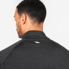 تیشرت آستین بلند دویدن مردانه Decathlon Kiprun Run 100 – مشکی خاکستری - تصویر 4
