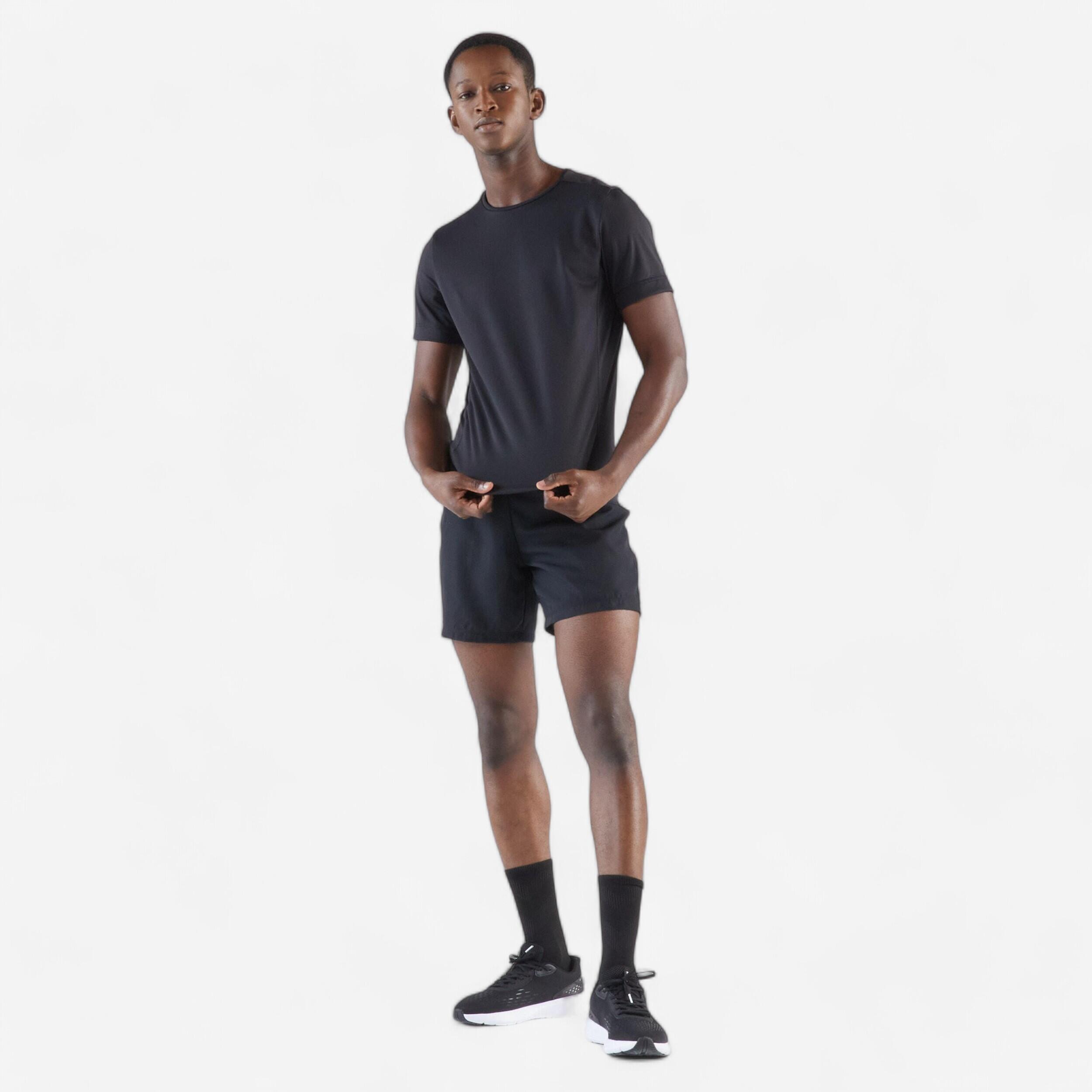 تیشرت ورزشی مردانه Decathlon KIPRUN Dry 100 – مشکی تیشرت ورزشی مردانه Decathlon KIPRUN Dry 100 – مشکی - تصویر 2