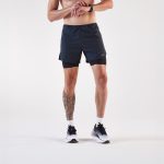 شلوارک ورزشی مردانه Decathlon Run 500 Confort – مشکی