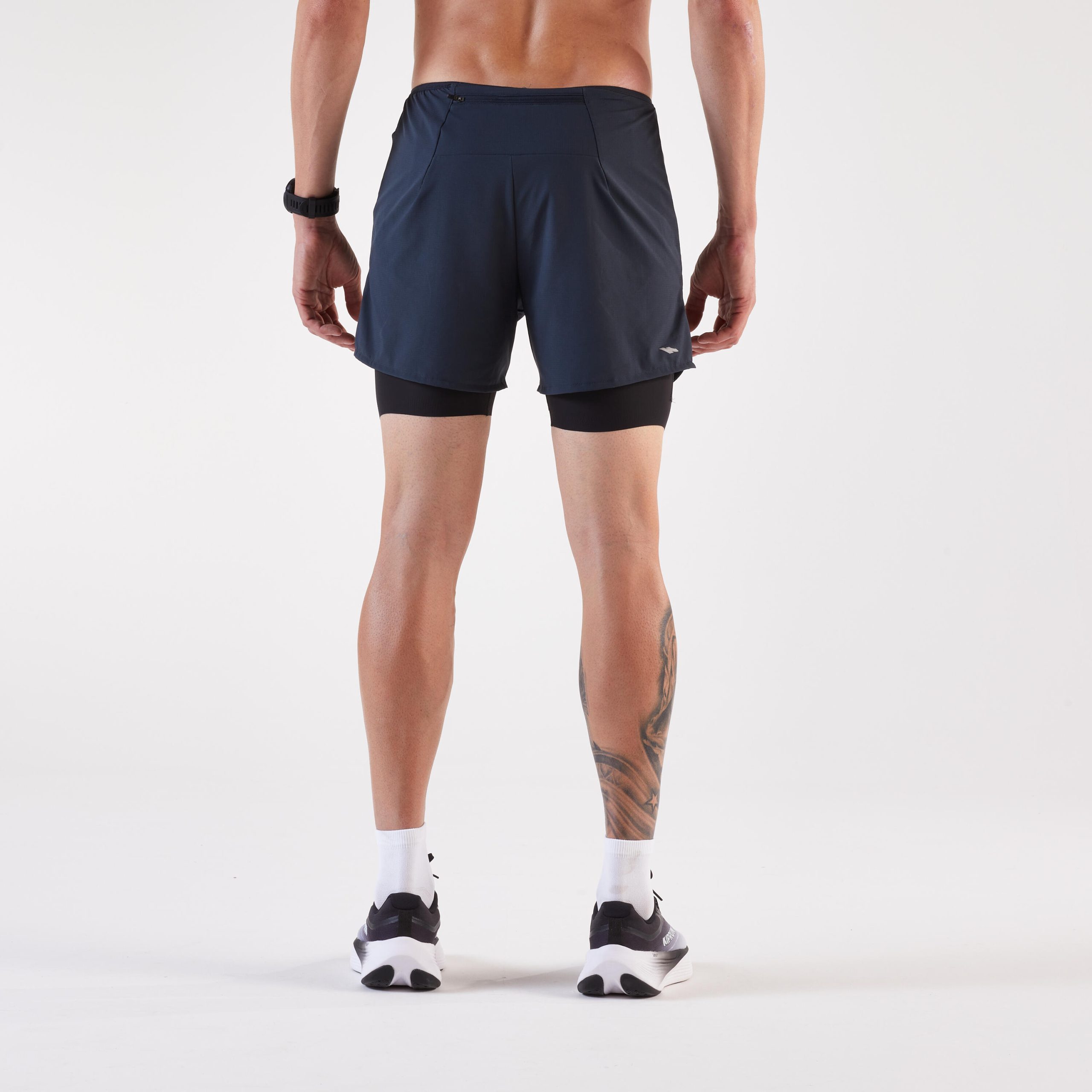 شلوارک ورزشی مردانه Decathlon Run 500 Confort – مشکی شلوارک ورزشی مردانه Decathlon Run 500 Confort – مشکی - تصویر 2
