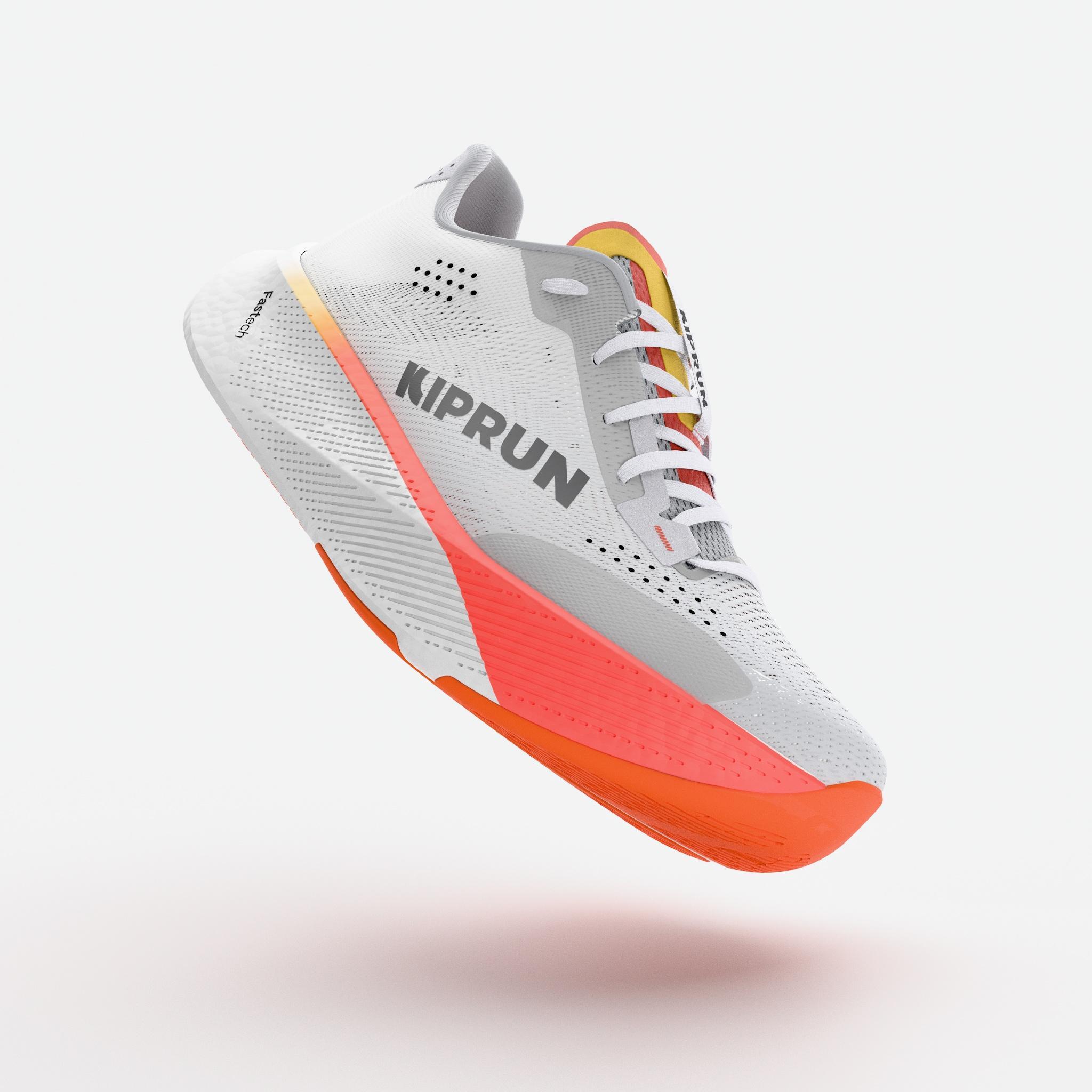 کفش دویدن مردانه Decathlon Kiprun Kipride – طوسی سفید نارنجی کفش دویدن مردانه Decathlon Kiprun Kipride – طوسی سفید نارنجی - تصویر 2