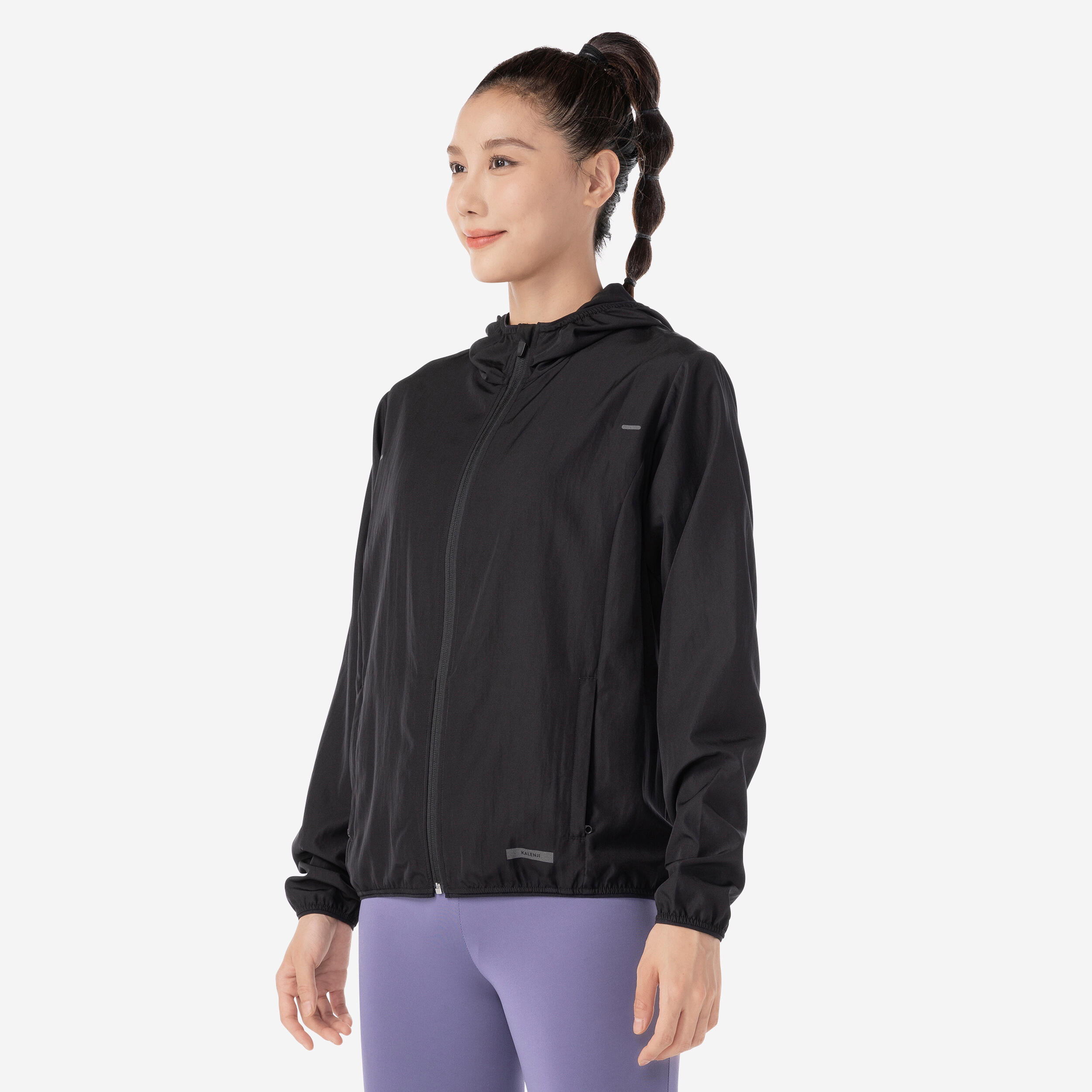 بادگیر زنانه Decathlon Kiprun Run 100 Wind – مشکی بادگیر زنانه Decathlon Kiprun Run 100 Wind – مشکی