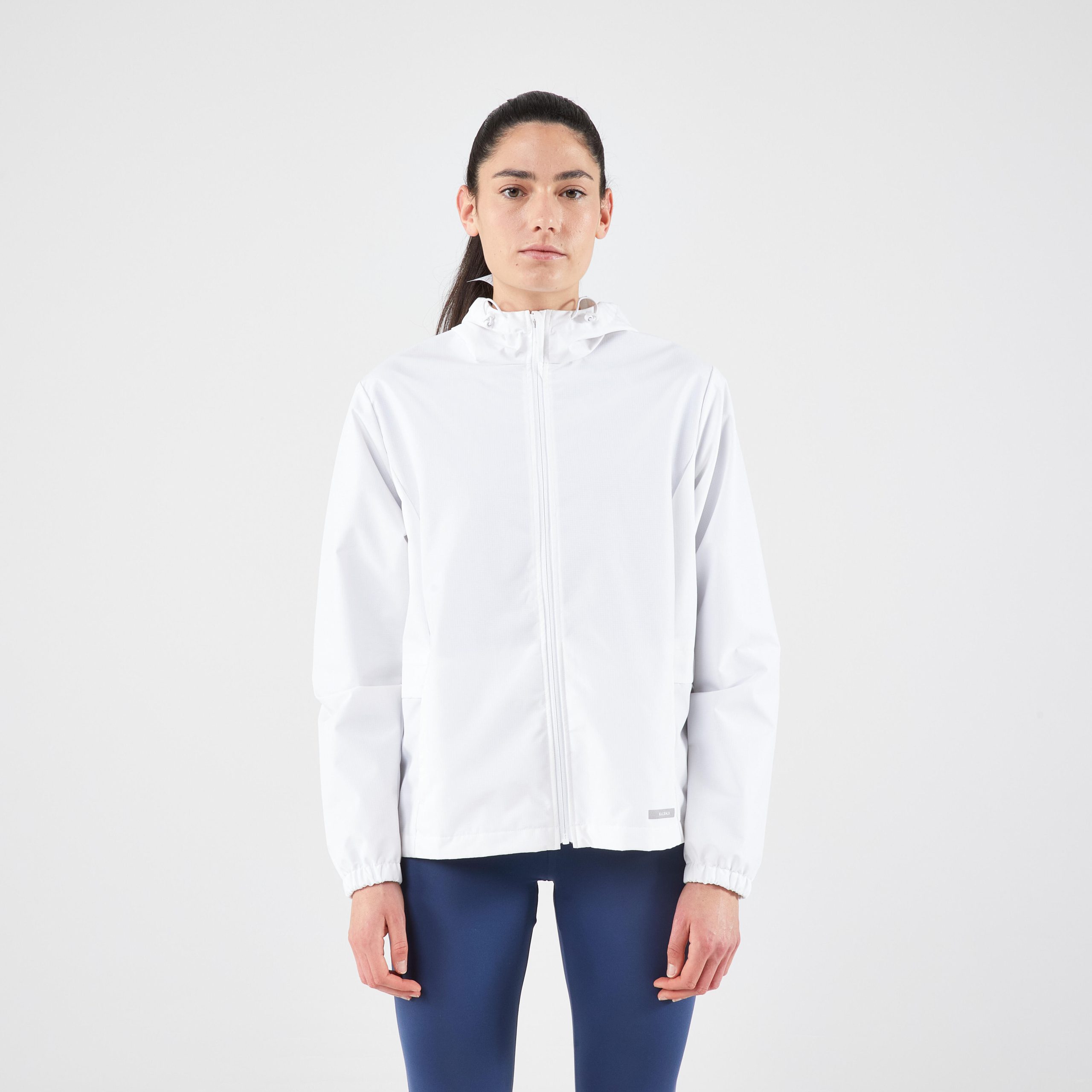 بارانی دویدن زنانه Decathlon Kiprun Run 100 Rain – سفید بارانی دویدن زنانه Decathlon Kiprun Run 100 Rain – سفید