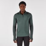 تیشرت آستین بلند مردانه Decathlon Kiprun Run 500 Warm – خاکی