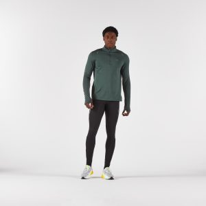 تیشرت آستین بلند مردانه Decathlon Kiprun Run 500 Warm – خاکی