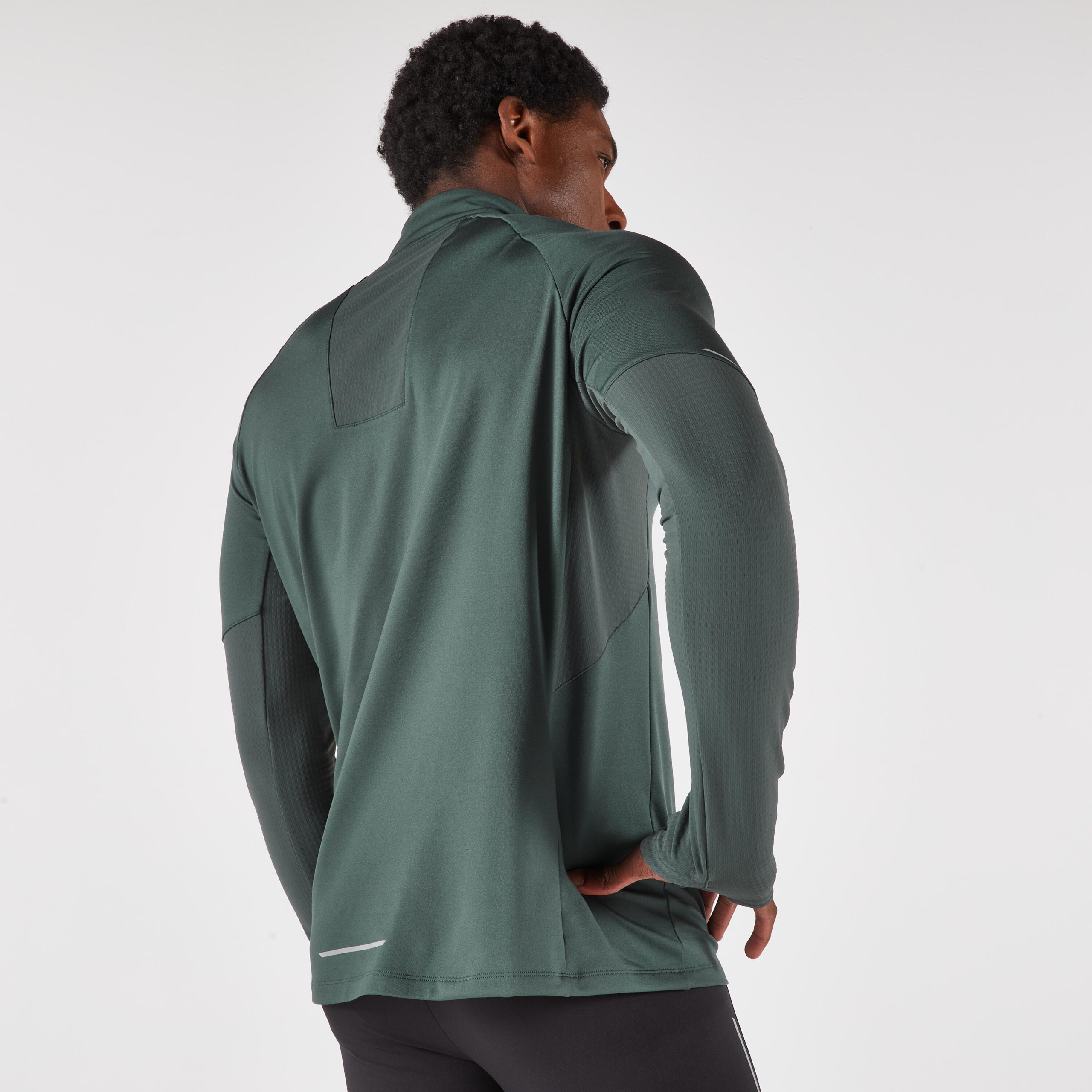 تیشرت آستین بلند مردانه Decathlon Kiprun Run 500 Warm – خاکی تیشرت آستین بلند مردانه Decathlon Kiprun Run 500 Warm – خاکی - تصویر 3