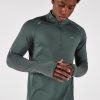 تیشرت آستین بلند مردانه Decathlon Kiprun Run 500 Warm – خاکی - تصویر 5