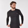 تیشرت آستین بلند دویدن مردانه Decathlon Kiprun Run 500 – مشکی آبی