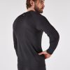 تیشرت آستین بلند دویدن مردانه Decathlon Kiprun Run 500 – مشکی آبی - تصویر 5