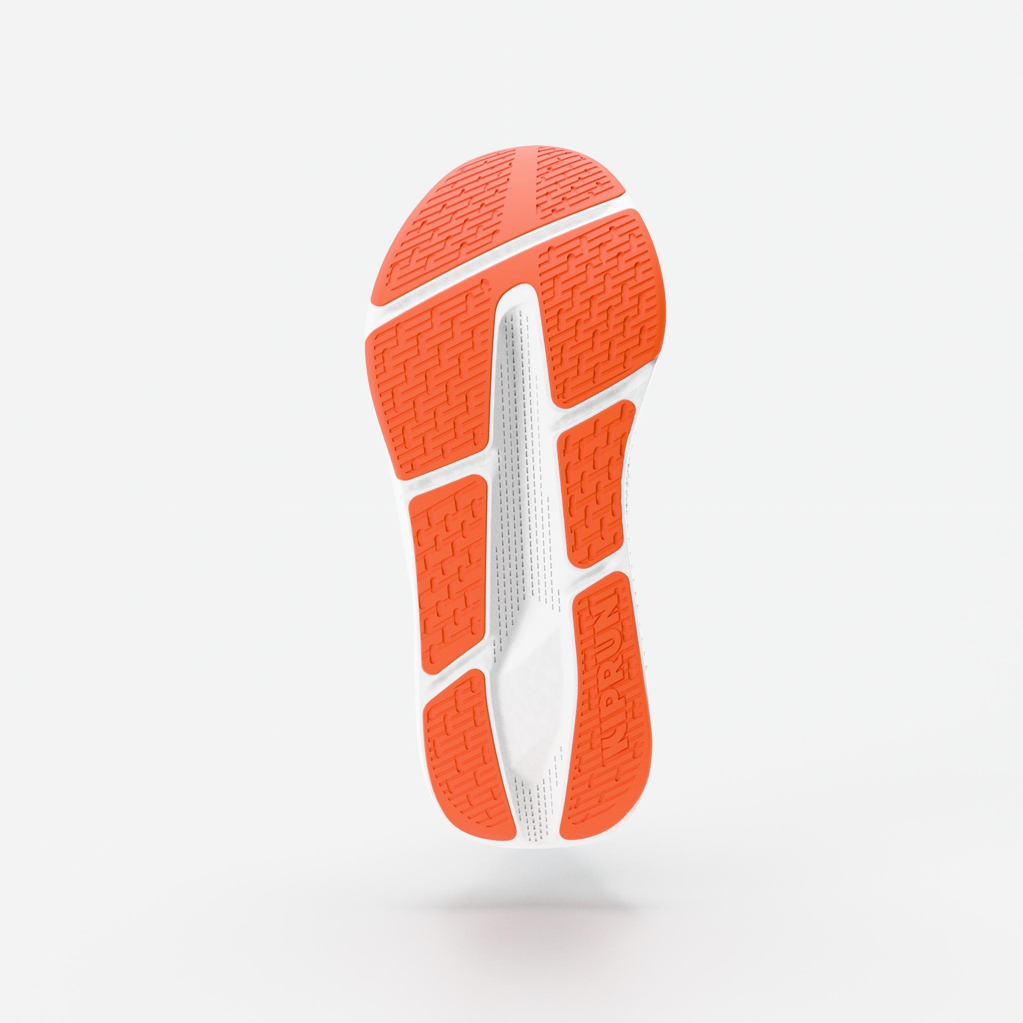 کفش دویدن مردانه Decathlon Kiprun Kipride – طوسی سفید نارنجی کفش دویدن مردانه Decathlon Kiprun Kipride – طوسی سفید نارنجی - تصویر 4